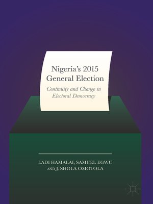 cover image of Nigeria's 2015 General Elections